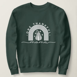 Sudadera con tipografía de una mamá agradecida