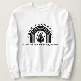 Sudadera con tipografía de una mamá agradecida