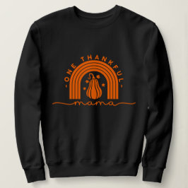 Sudadera con tipografía de una mamá agradecida