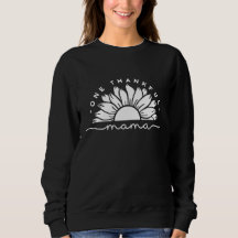 Sudadera con tipografía de una mamá agradecida