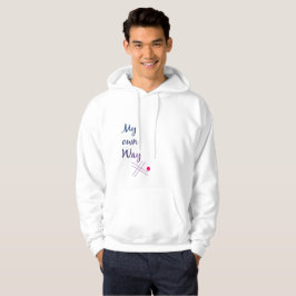 Sudadera con tipografía para hombre – Cita 'A mi m