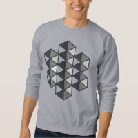 Sudadera con Triángulos Unidos para Hombres
