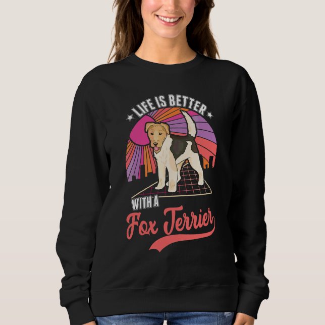 Sudadera Con un Fox Terrier (Anverso)