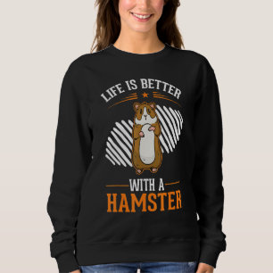 Sudadera con un hámster de rueda de hámster