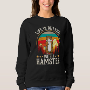 Sudadera con un hámster de rueda de hámster