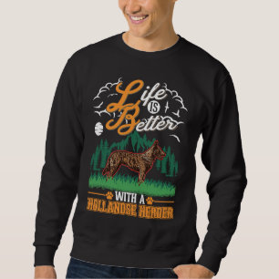 Sudadera con un Hollandse Herder