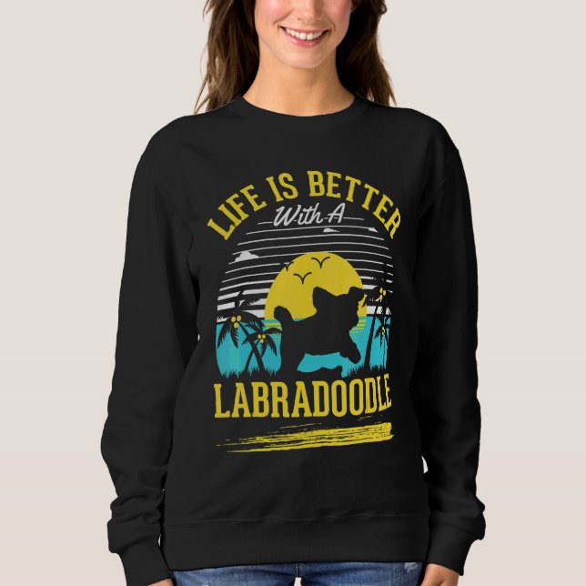Sudadera Con un labradoodle (Anverso)