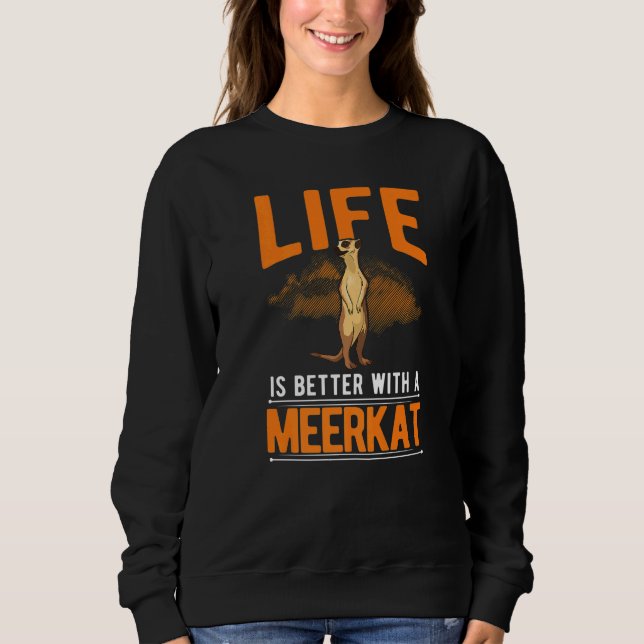 Sudadera con un Meerkat (Anverso)