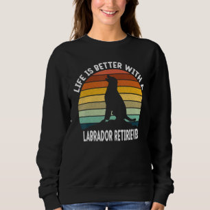 Sudadera Con un padre Labrador Retriever Mamá Lab Padre Lab