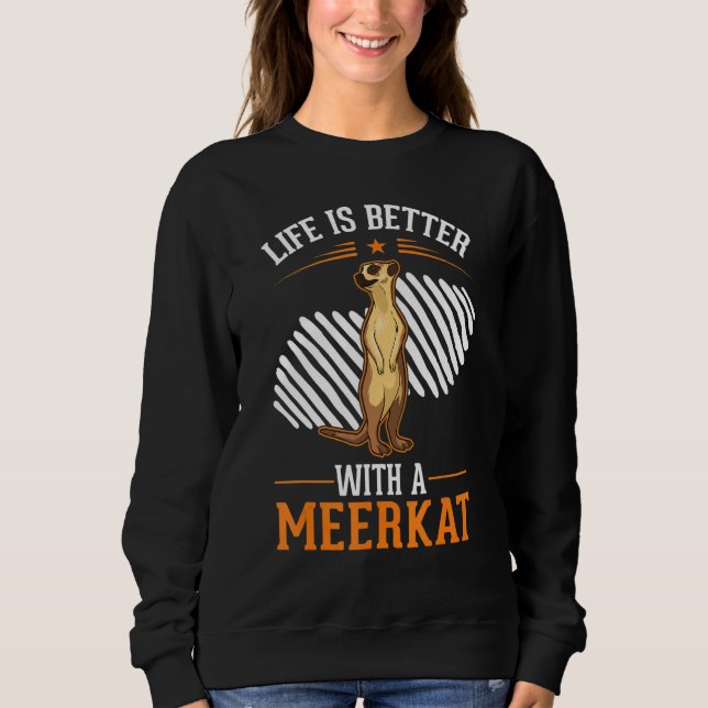 Sudadera con un suricata (Anverso)