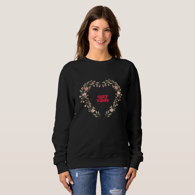 Sudadera con Vibraciones Acogedoras para Mujeres  (Anverso completo)