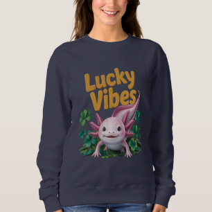 Sudadera con Vibraciones Afortunadas de Ajolote Li
