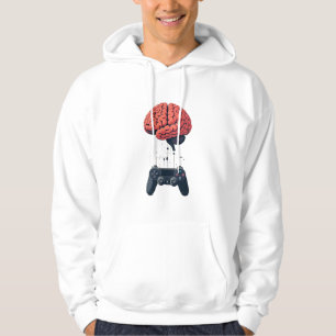 Sudadera Concepto de controlador mental de juego