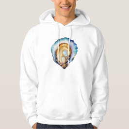Sudadera Concha de ostra acuarela