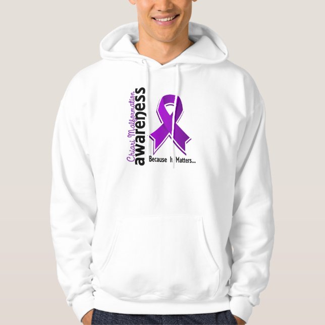 Sudadera Conciencia 5 de la malformación de Chiari (Anverso)