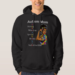 Sudadera Conciencia autista regalo con afroamericano