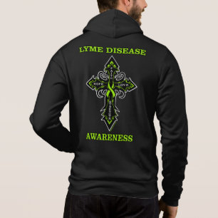 Sudadera Conciencia cruzada... enfermedad de Lyme