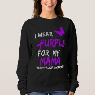 Sudadera Conciencia De Fibromialgia Que Uso Púrpura Para Mi