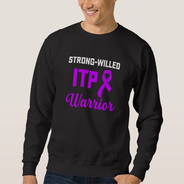 Sudadera Conciencia De La Itp Trombocitopenia Inmune Warrio (Anverso)