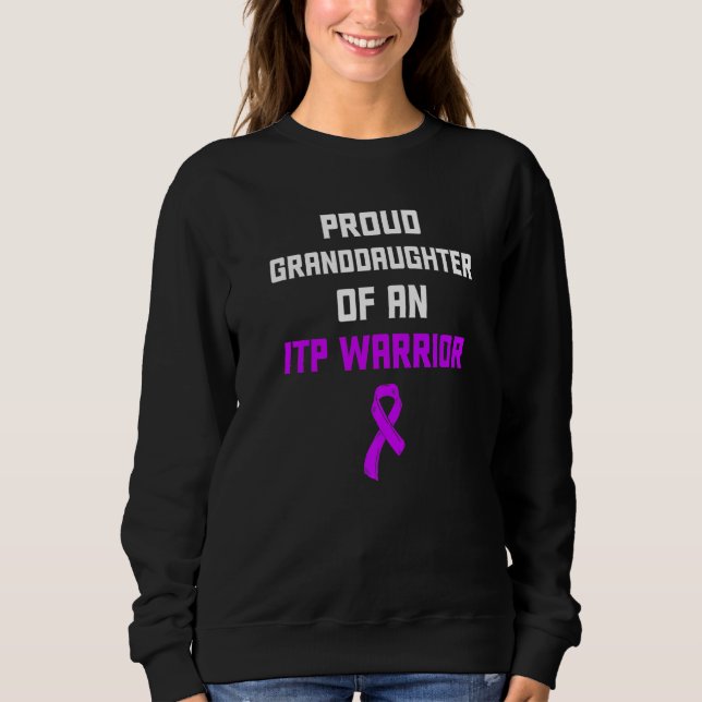 Sudadera Conciencia De La Itp Trombocitopenia Inmune Warrio (Anverso)
