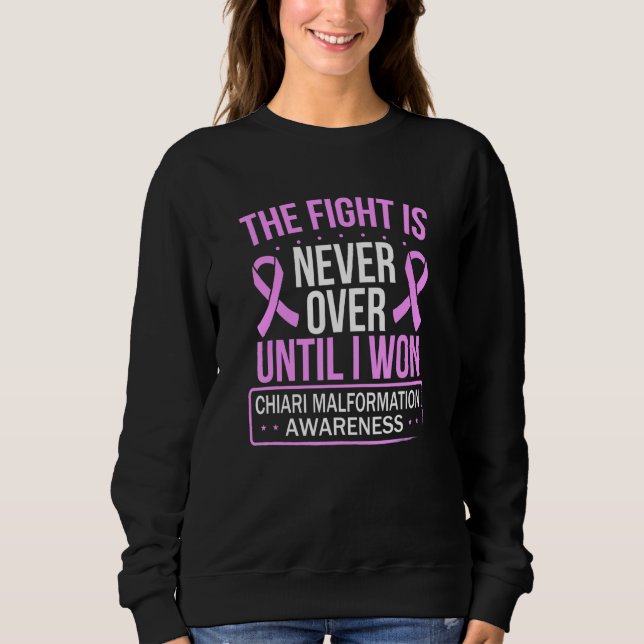 Sudadera Conciencia de la Malformación de Chiari La lucha n (Anverso)