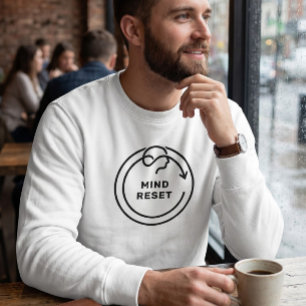 Sudadera Conciencia de Salud Mental Reinicio de Mente Minim