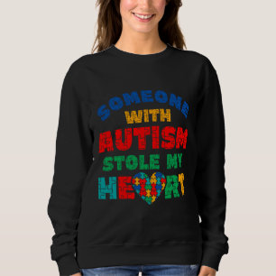 Sudadera Conciencia del autismo Alguien con autismo me robó