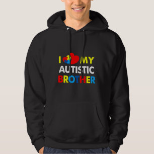 Sudadera Conciencia del autismo Amo a Mi Hermano Autista