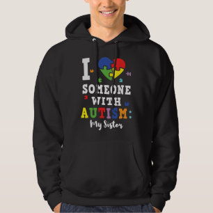 Sudadera Conciencia del autismo especial del corazón de amo