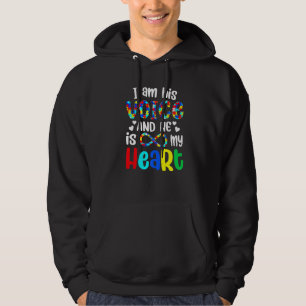Sudadera Conciencia del autismo Son Niños Soy Su Voz Lo Soy