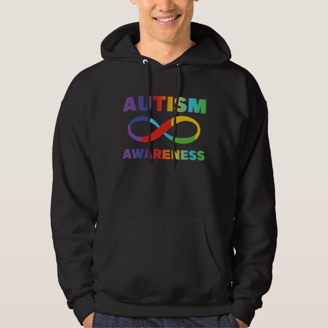 Sudadera Conciencia del autismo Vale Ser Leo Diferente (Anverso)