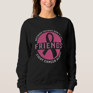 Sudadera Conciencia del Cáncer de Seno Amigas Apoyo Unidad