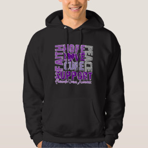 Sudadera Conciencia del cáncer pancreático de la curació
