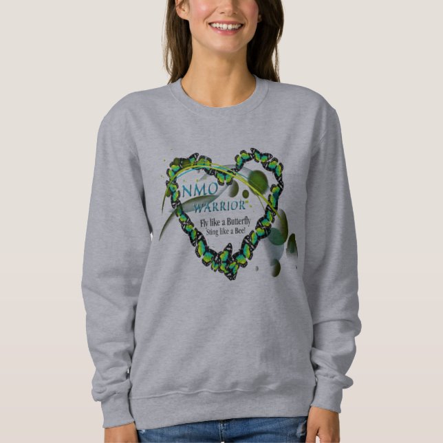 Sudadera Conciencia del corazón de la mariposa del guerrero (Anverso)