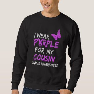 Sudadera Conciencia Lupus Que Uso Púrpura Para Mi Primo
