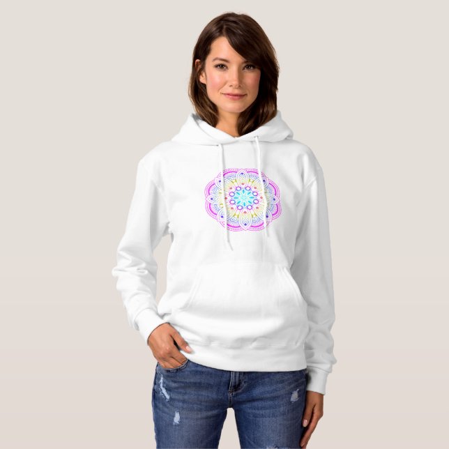 Sudadera Conciencia Mandala Design Mujeres (Anverso completo)