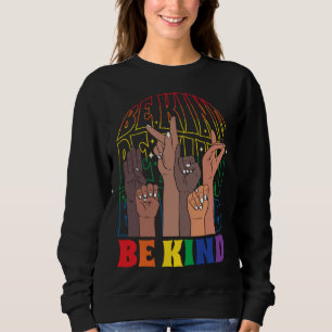 Sudadera Conciencia Orgullo Arcoíris LGBT Igualdad Afro Mel