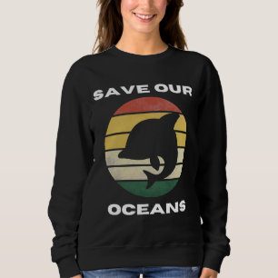 Sudadera Conciencia Planeta de peces del mar oceánico Tierr