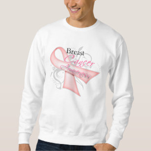 Sudadera Conciencia rosada del cáncer de pecho de la cinta