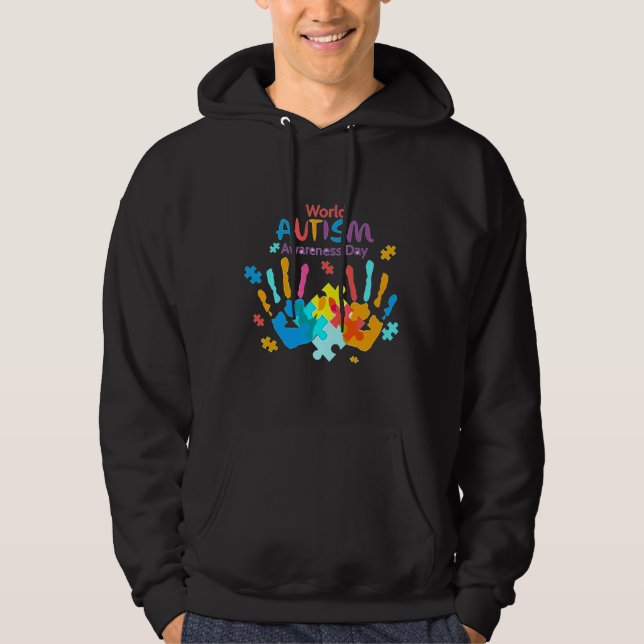 Sudadera Conciencia sobre el autismo (Anverso)