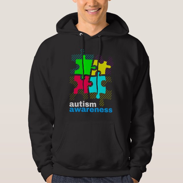 Sudadera Conciencia sobre el autismo (Anverso)