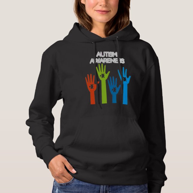 Sudadera Conciencia sobre el autismo Día de abril (Anverso)