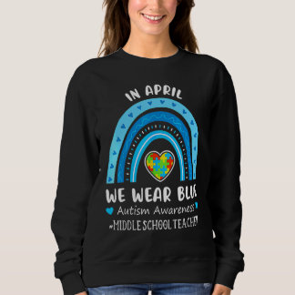 Sudadera Conciencia Sobre El Autismo En Abril Usamos Blue M