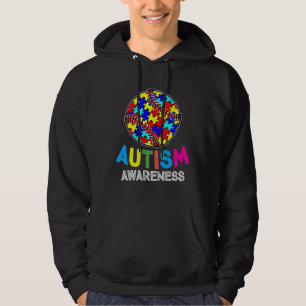 Sudadera Conciencia sobre el autismo en el béisbol