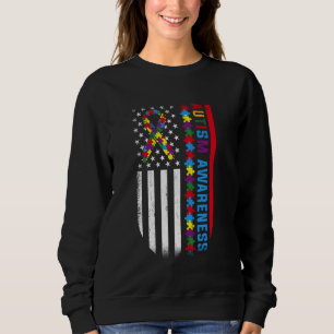 Sudadera Conciencia sobre el autismo Mamá Papá Estados Unid