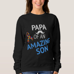Sudadera Conciencia Sobre El Autismo Papa De Un Hijo Increí