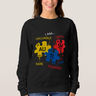 Sudadera Conciencia Sobre El Autismo Rd Elementos De Tabla 