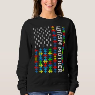 Sudadera Conciencia Sobre El Autismo Retro Autor De Apoyo A