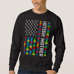 Sudadera Conciencia Sobre El Autismo Retro Autor De Apoyo A