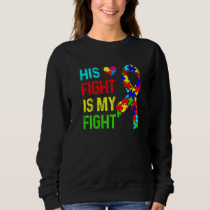 Sudadera Conciencia sobre el autismo Su lucha es mi lucha,